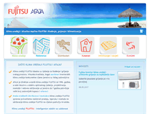 Tablet Screenshot of fujitsu-klime.com.hr